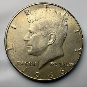 1966 Kennedy Half Dollar Coin